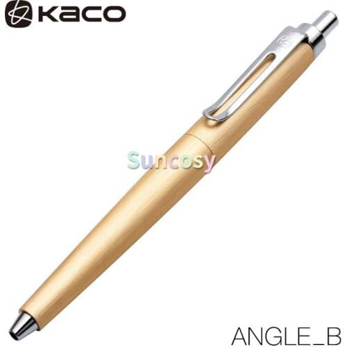 KACO High-end Brushed Aluminum Retractable Rollerball Pen 1mm with Original Gift Case, Business Gifts Office Supplies