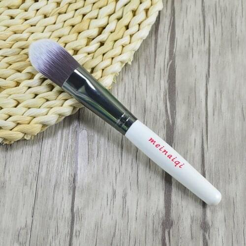 Meinaiqi 1 Pcs Foundation Brush Beauty Makeup Tool Soft Synthetic Hair Foundation Concealer Blending Cosmetic Brushes Maquiagem