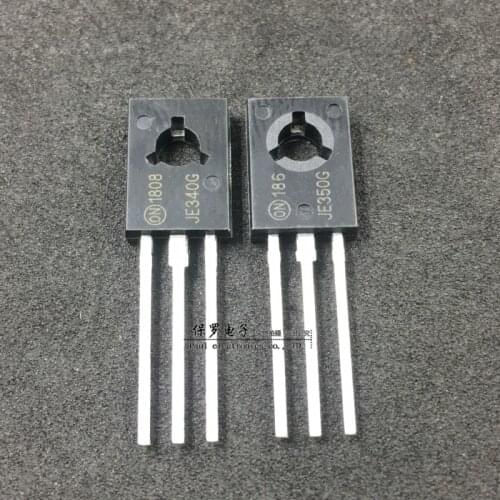 10pcs 100% orginal new audio pair tube MJE340 MJE350 TO-126 MJE340G MJE350G real stock