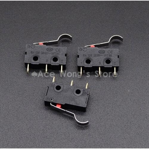 10PCS Limit Switch, 3 Pin N/O N/C High quality All New 5A 125VAC Micro Switch short