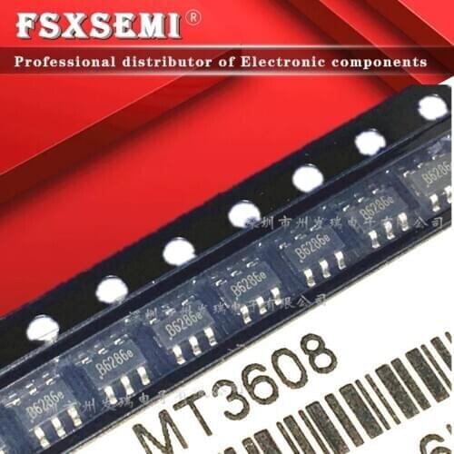 100pcs MT3608 SOT23-6 3608 B628 B6288 B6289 B6286 IC