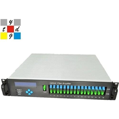 1550nm EDFA 16 ports optical amplifier with WDM