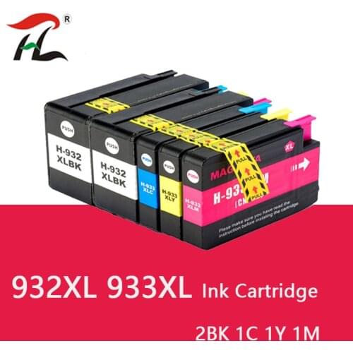 4PK 932XL 933XL Ink Cartridge for HP932XL HP933XL HP 932XL 932 933 for hp Office jet 6100 6600 6700 7110 7610 7612 printer