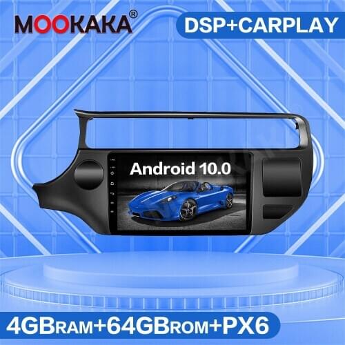 4G SIM LTE Android 10.0 4GB+64GB PX6 Car Radio Multimedia Player For Kia K3 RIO 2015 - 2019 GPS Navigation Auto Stereo Head Unit