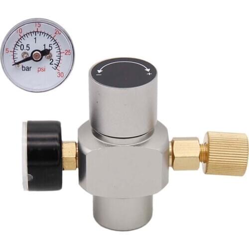 Basic CO2 Mini Gas Regulator CO2 Charger 0-30 PSI Keg Charger Beer Kegerator