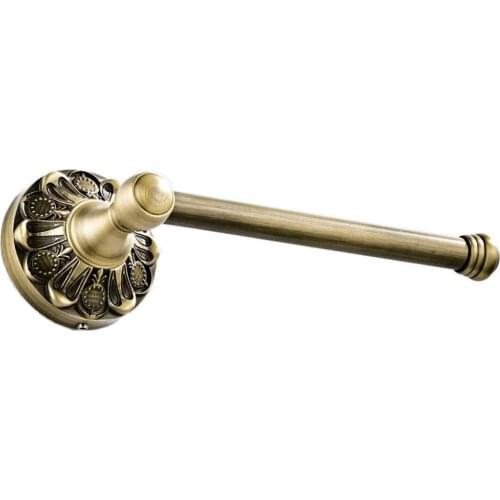 Bathroom Hardware Toilet Paper Holder Towel Hanger Rack Brass Accessories