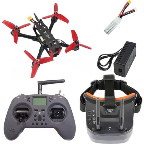 DIY BNF RTF 145mm RC FPV Racing Drone Quadcopter F405 OSD 2-3S 1306 3100KV Motor 2.4G 1200TVL HD Camera Goggles w/ T-Lite TX