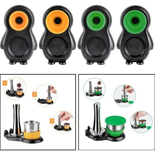 Stainless Steel Coffee Filter Basket Espresso Tamper Compatible with Coffee Machines