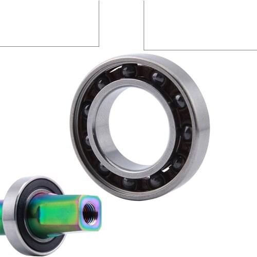 MUQZI Ceramic Bearing Dead Fly Folding Bicycle Square Hole Central Axis Repair Palin 30*17*7mm Wear-Resistant Self-Lubricating