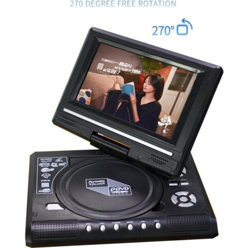 Multi System 1080P HD DVD Player Portable USB DVD Player Multimedia Digital DVD 7.8 Inch TV Home Car VCD CD MP3 HD DVD Player