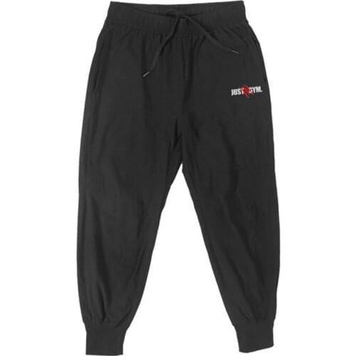 2021 New Brand MensBreathable Gym Joggers Casual Pants Fitness Sportswear Fashion Skinny Sweatpants Trousers Black Track Pants