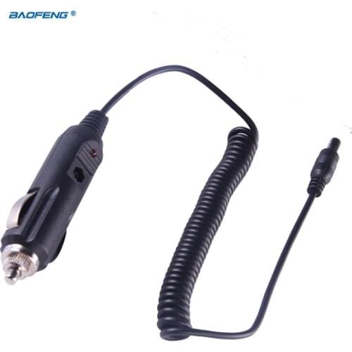 New hot Cable Line Baofeng Uv-5r Car Charger For UV-82 UV-5RA UV-5RE Plus uv-9r GT-3 A58 UV-5RE TG-UV2 Walkie Talkie Accessories