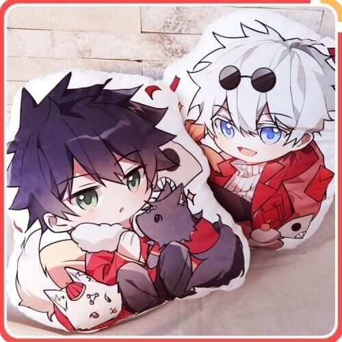 Anime Jujutsu Kaisen New Year Plush Cartoon Pillow Yuji Itadori Gojo Satoru Getou Suguru Fushiguro Megumi Sofa Cushion Toy