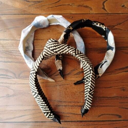 New style unique design brand hair bands for girl black comfortable headbands fashion hair bundles for women