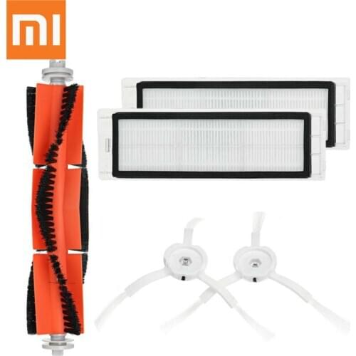 Original Xiaomi Smart Home Robot Vacuum Cleaner Main Brush Filters Side Brushes Accessories For Cleaner Home Applicance Part