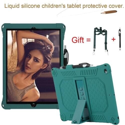For iPad 10.2 2019 2020 Food grade Silicone Cover For iPad Air 2019 / Air 3 Kid Shockproof Tablets Coque For iPad Pro 10.5 funda