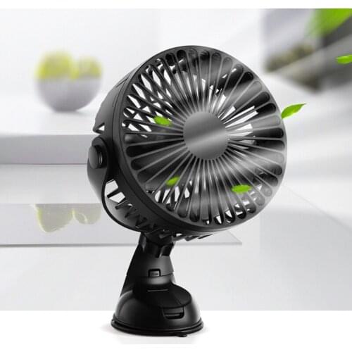 USB Rechargeable 2200mAh Battery Operated Suction Cup 3 Speeds Outdoor Car Home Office Kitchen Fan Strong Wind USB Fan