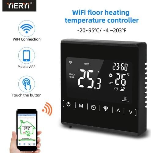 Floor Heating Room Wifi Thermostat MH-1823 Electric Gas Boiler Water Heating Voice Temperature Controller Fahrenheit