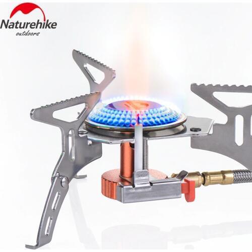 Naturehike Ultralight Portable Split Outdoor Backpacking Camping Stoves with Piezo Ignition