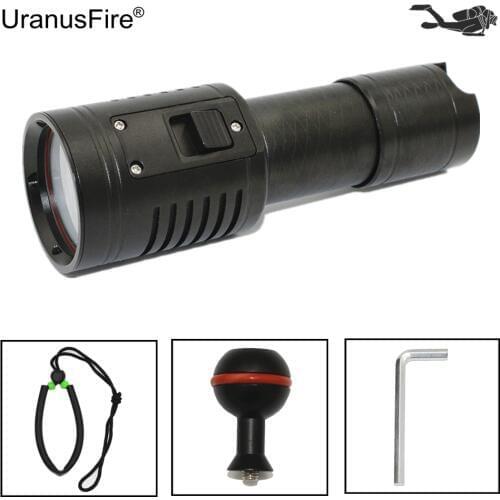 High Quality 4100LM 4x XP-G2 + 2x Blue LED Photography Video Scuba Diving Flashlight Torch White Blue Light Lamp