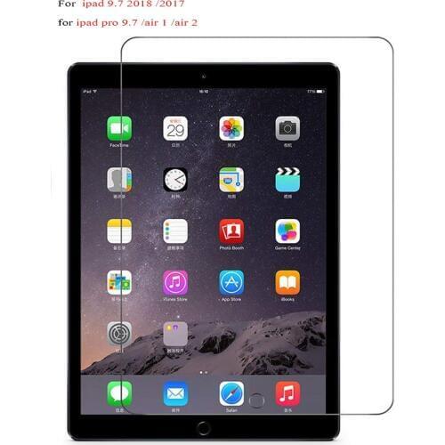 9H Tempered Glass For Apple New iPad 2018 A1893 9.7 inch Screen Protector Film Hard Cover For iPad 9.7 2017 A1822 Tempered Glass