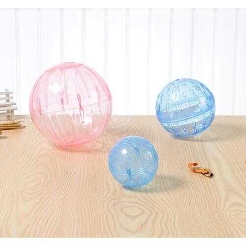 1pc 12cm Home Pet Funny Running Ball Plastic Grounder Jogging Hamster Pet Small Exercise Toy Pet Rodent Jogging Ball