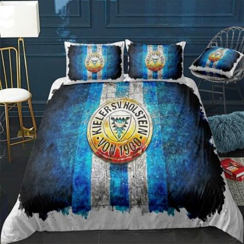 Holstein Kiel FC golden lo Duvet Cover Comfortable Quilt Home Decora Design Universal Bedding Set Bedclothes+Pillowcase 3pcs