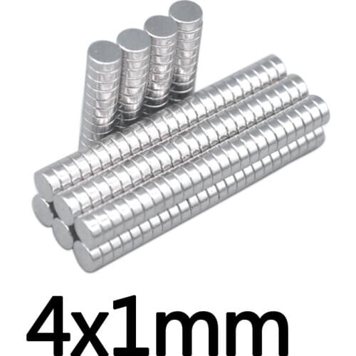 5/20/50/100/200/500pcs 4x1 mm Mini Small Circular Magnets 4mmx1mm N35 Neodymium Magnet Dia 4x1mm Permanent NdFeB Magnets 4*1 mm