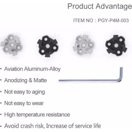 Accessories for DJI phantom 4 Metal Propeller Bracket Mount for Phantom4 Silve black Holder Adapter motor connector drone parts