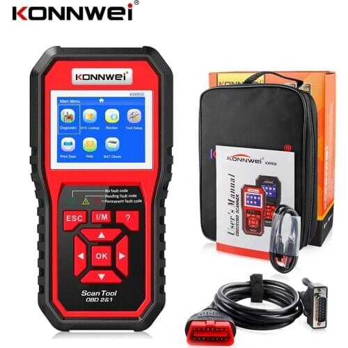 KONNWEI OBD OBD2 Automotive Scanner Fault Code Reader With Multi-language ODB2 Car Diagnostic Tool Auto Scanner BEST OBD 2 KW850