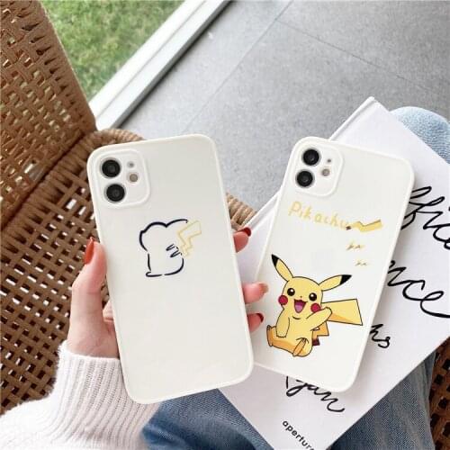 Pokemon Pikachu Case For Apple Iphone7 8 6 6S 12 12mini 12Pro 12Promax 6Plus X XS XR 11 11Pro 11promax TPU Cartoon Print Cover