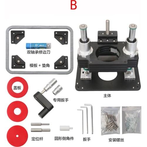 Woodworking Lift Flip Engraving Machine Electric Wood Milling Trimming Machine Router Insert Plate For Woodworking Work Bench