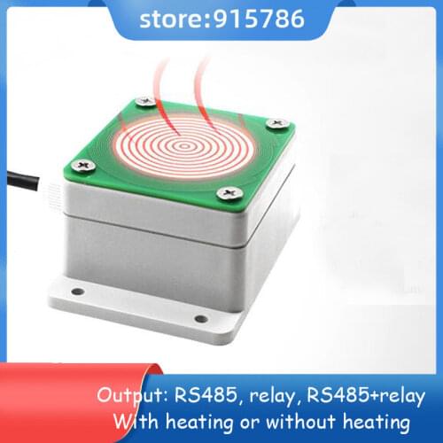 Rain and snow sensor, rain, snow storm detection transmitter, RS485 or relay output with heating function