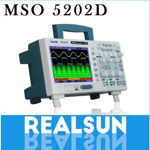 Hantek MSO5202D 200MHz 2Channels 1GSa/s Oscilloscope & 16Channels Logic Analyzer 2in1 USB,800x480