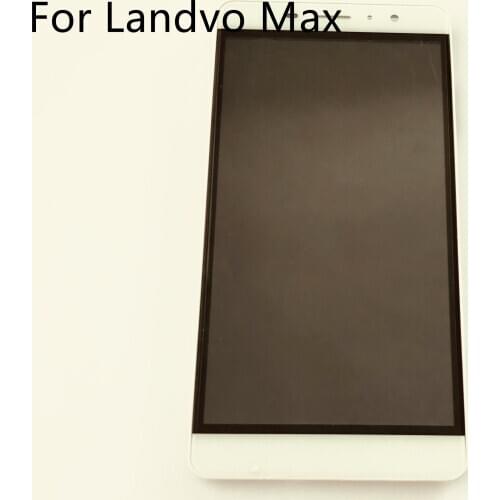 Landvo Max Used LCD Display Screen + Touch Screen + Frame For Landvo Max Smartphone Free Shipping
