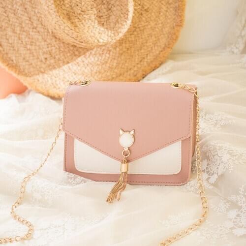 Mini Small Square bag 2020 Fashion New Quality PU Leather Womens Handbag Chain Shoulder Messenger Bags