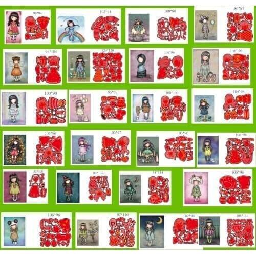 Metal cutting dies girl