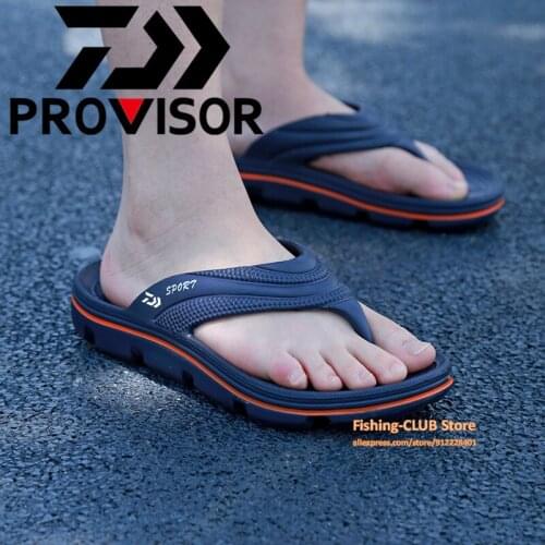 2021 Summer New Style Flip-flops Fishing Shoes Mens Thick-soled Fashion Casual Outdoor Slippers Eva Beach Clip-toe Slippers Man