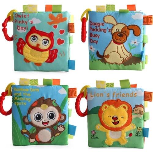 Soft Books Early Cognitive Education Teaching Aids Montessori Cloth Books Educational Toys For Children Christmas Gifts For Kids