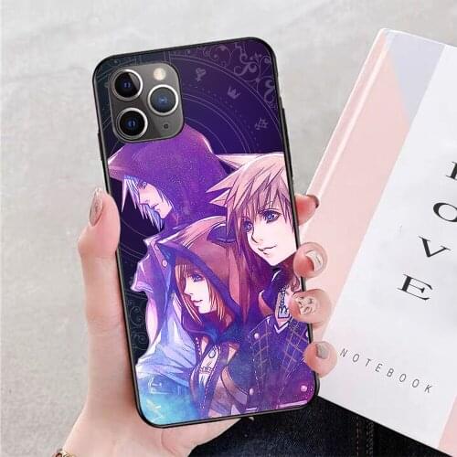 For iPhone DESTATI Kingdom hearts Soft TPU Border Apple iPhone Case
