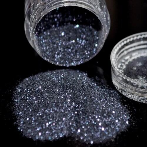 The new acrylic nails decorative sequins glittering armor UV minimum airflow light black N35