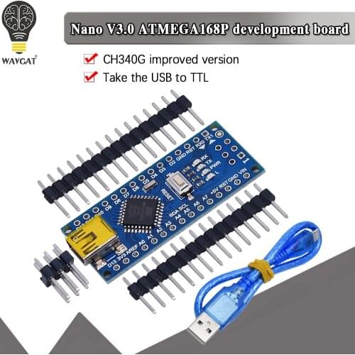 Official Nano Atmega168 controller compatible for arduino nano Atmega168PA-AU CH340 CH340C replace CH340G USB driver