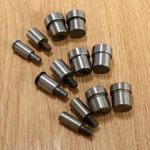 4pcs/set Snap On Tool Snap Pressing Machine Various Dies Sets Snap Fasteners 10/12.5/15mm