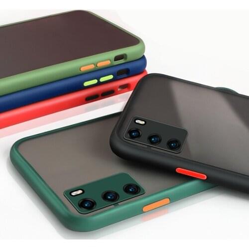 Shockproof Candy Color Case For Huawei P40 Case Silicone Slim Top Quality Protection Back Cover For Huawei P40 Cases