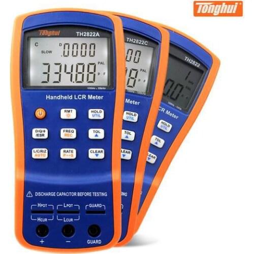 TH2822A Handheld LCR Meter Accuracy-0.25%, 100/120/1k/10kHz