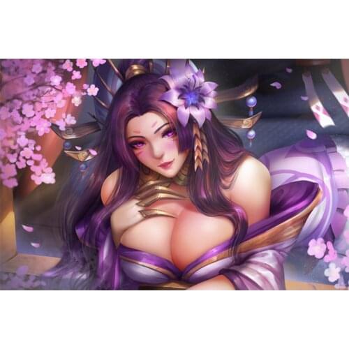 Self-adhesive Wall Sticker League of Legends Game Poster Japanese Anime Wall Scroll Wall Stickers Sexy Poster Home Decoration