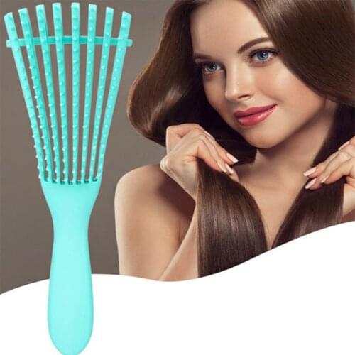 Men Women Detangling Hair Brush Scalp Massage Hair Washing Shampoo Comb for Curly Hair Detangler Brushes Barber Salon Hairbrush