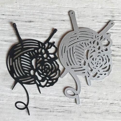 P15D Coiled Sewing Thread Embossing Mould, DIY Printing Carbon Steel Mould for Card Making and Scrapbooking