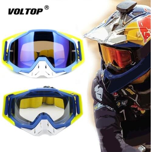 Motocross Goggles Gafas Motorcycle Helmet Cycling Glasses Atv Dirt Bike Sunglasses Safety Goggles Ski Mask Yellow