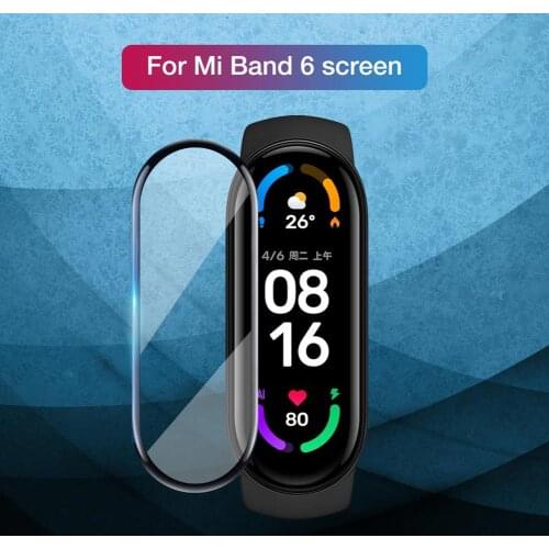 1/5PCS HD Full Coverage Screen Protectors For Xiaomi Mi Band 6 Protective Film For Mi Band 6 Smart Watch Wristband Accessories